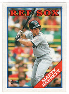 Marty Barrett - Boston Red Sox (MLB Baseball Card) 1988 Topps # 525 Mint
