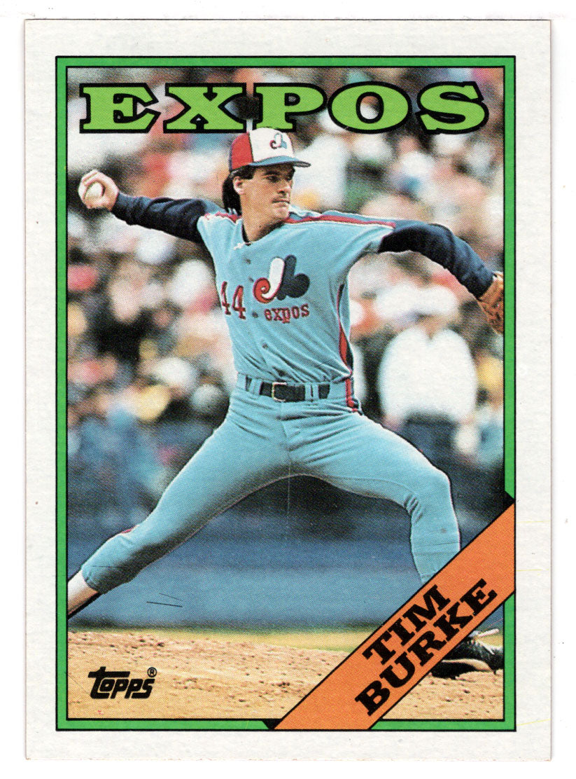 Tim Burke - Montreal Expos (MLB Baseball Card) 1988 Topps # 529 Mint