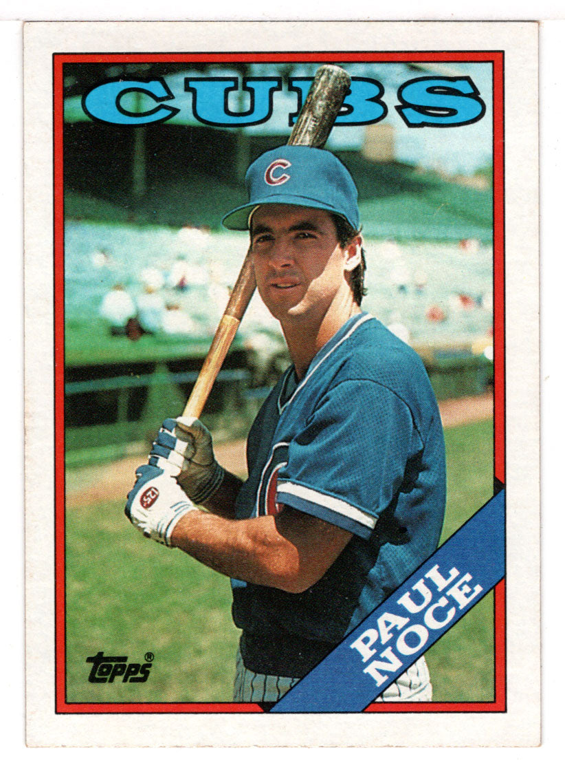 Paul Noce - Chicago Cubs (MLB Baseball Card) 1988 Topps # 542 Mint