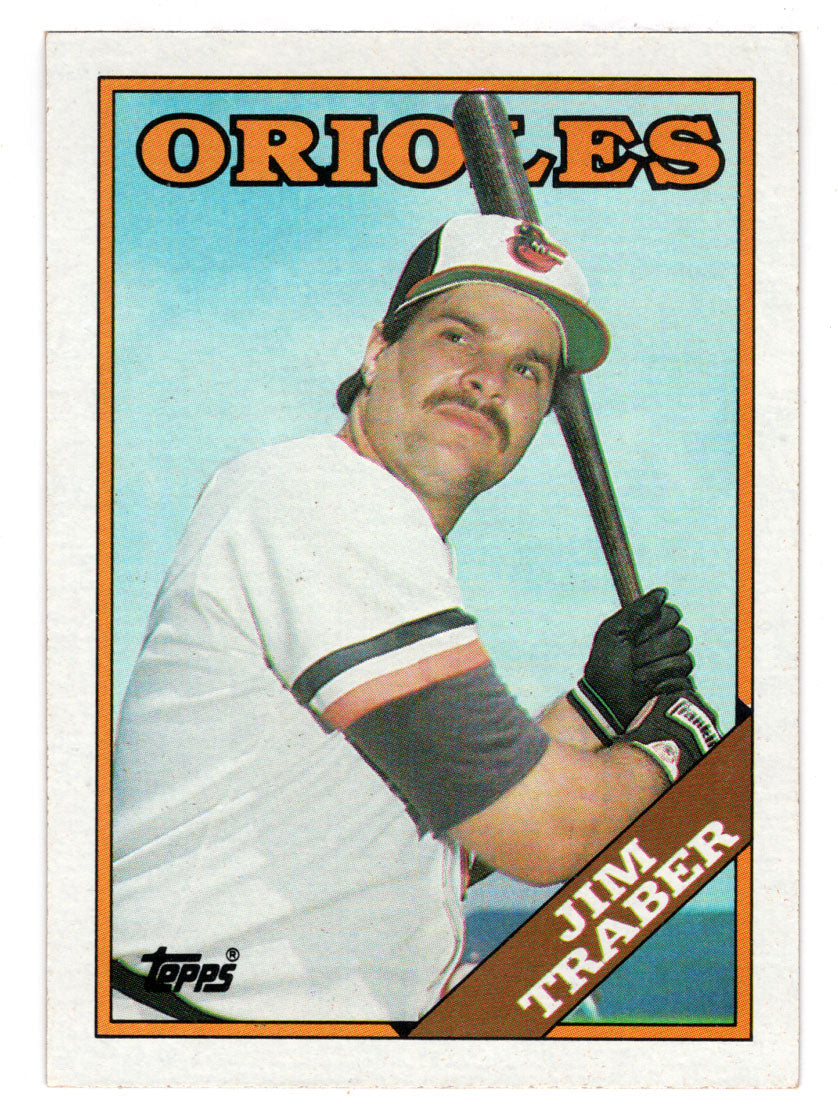 Jim Traber - Baltimore Orioles (MLB Baseball Card) 1988 Topps