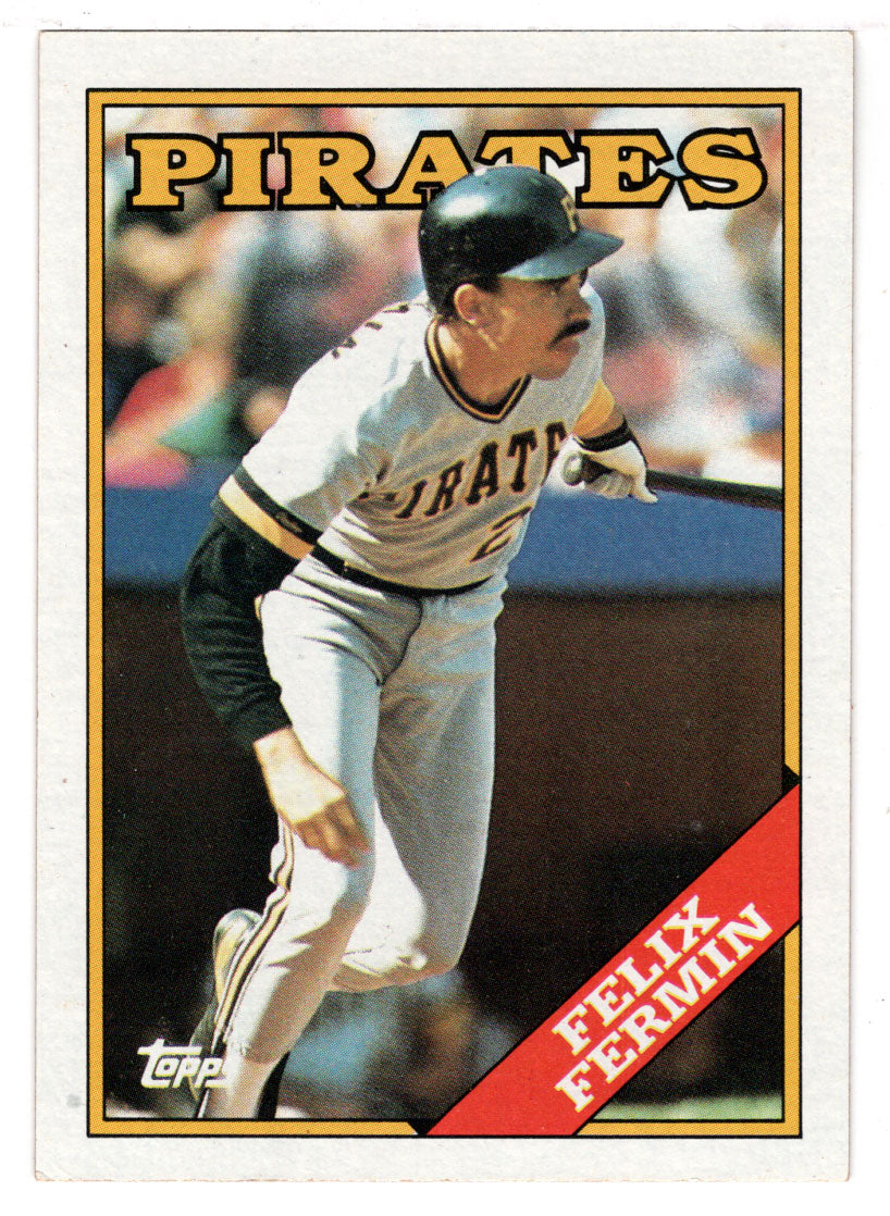 Felix Fermin - Pittsburgh Pirates (MLB Baseball Card) 1988 Topps # 547 Mint