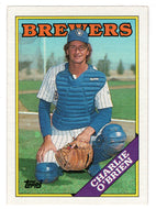 Charlie O'Brien RC - Milwaukee Brewers (MLB Baseball Card) 1988 Topps # 566 Mint