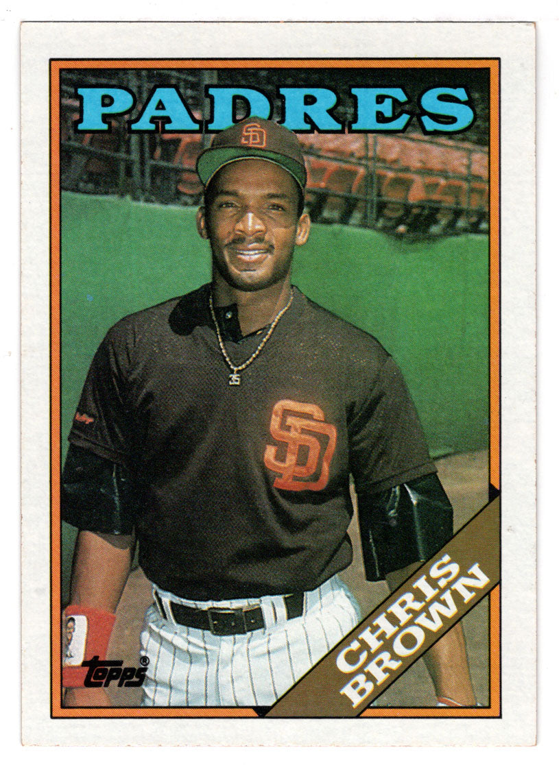 Chris Brown - San Diego Padres (MLB Baseball Card) 1988 Topps # 568 Mint