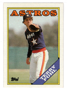 Terry Puhl - Houston Astros (MLB Baseball Card) 1988 Topps # 587 Mint