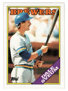 Dale Sveum - Milwaukee Brewers (MLB Baseball Card) 1988 Topps # 592 Mint