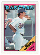 Bobby Valentine - Texas Rangers Team Checklist (MLB Baseball Card) 1988 Topps # 594 Mint