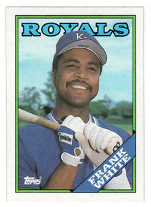 Frank White - Kansas City Royals (MLB Baseball Card) 1988 Topps # 595 Mint