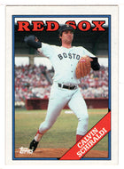 Calvin Schiraldi - Boston Red Sox (MLB Baseball Card) 1988 Topps # 599 Mint