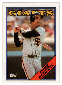 Mike Aldrete - San Francisco Giants (MLB Baseball Card) 1988 Topps # 602 Mint