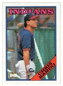 Chris Bando - Cleveland Indians (MLB Baseball Card) 1988 Topps # 604 Mint