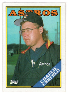 Charlie Kerfeld - Houston Astros (MLB Baseball Card) 1988 Topps # 608 Mint