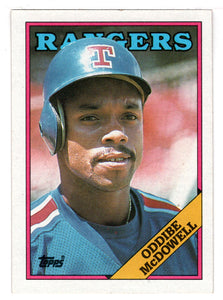 Oddibe McDowell - Texas Rangers (MLB Baseball Card) 1988 Topps # 617 Mint