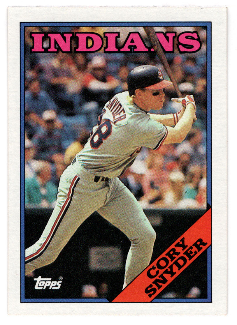 Cory Snyder - Cleveland Indians (MLB Baseball Card) 1988 Topps # 620 Mint