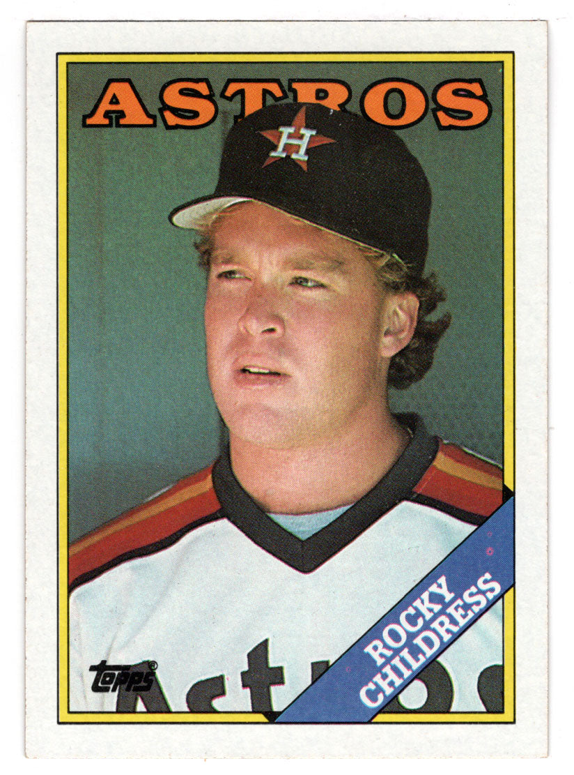 Rocky Childress - Houston Astros (MLB Baseball Card) 1988 Topps # 643 Mint