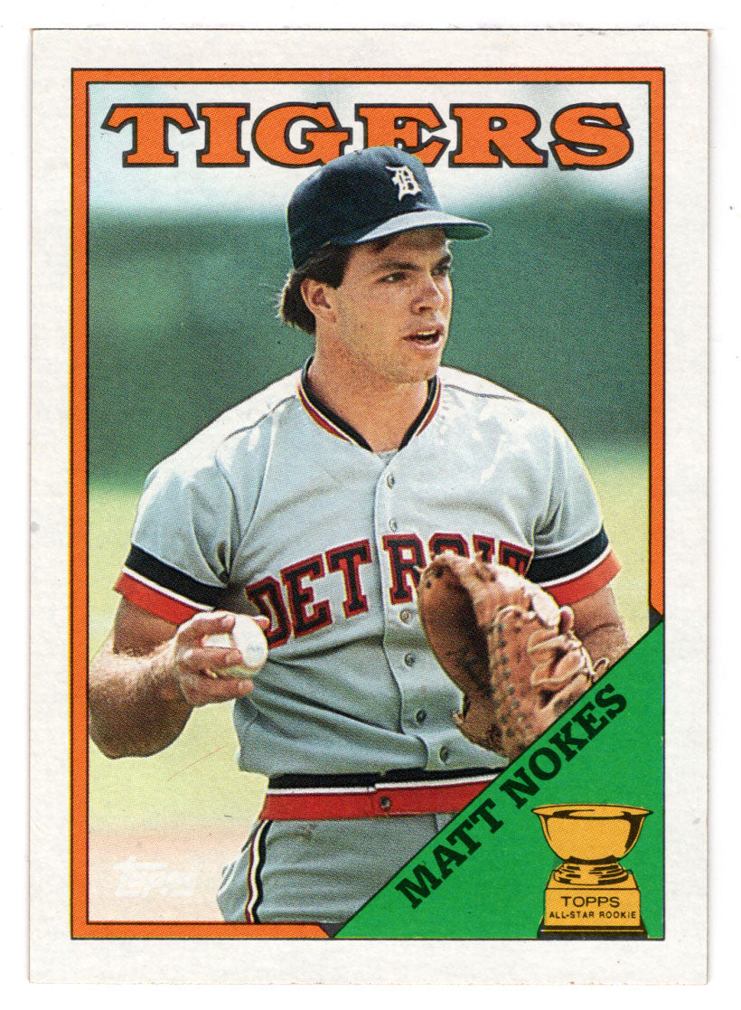 Matt Nokes RC - Detroit Tigers (MLB Baseball Card) 1988 Topps # 645 Mint