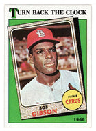 Bob Gibson - St. Louis Cardinals - Turn Back The Clock (MLB Baseball Card) 1988 Topps # 664 Mint