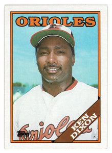 Ken Dixon - Baltimore Orioles (MLB Baseball Card) 1988 Topps # 676 Mint