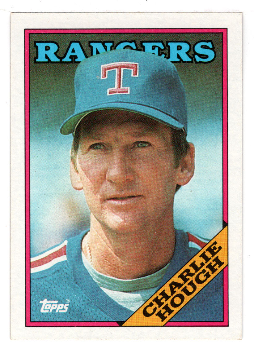 Charlie Hough - Texas Rangers (MLB Baseball Card) 1988 Topps # 680 Mint