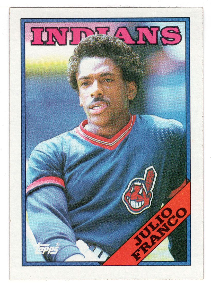 Julio Franco - Cleveland Indians (MLB Baseball Card) 1988 Topps # 683 Mint