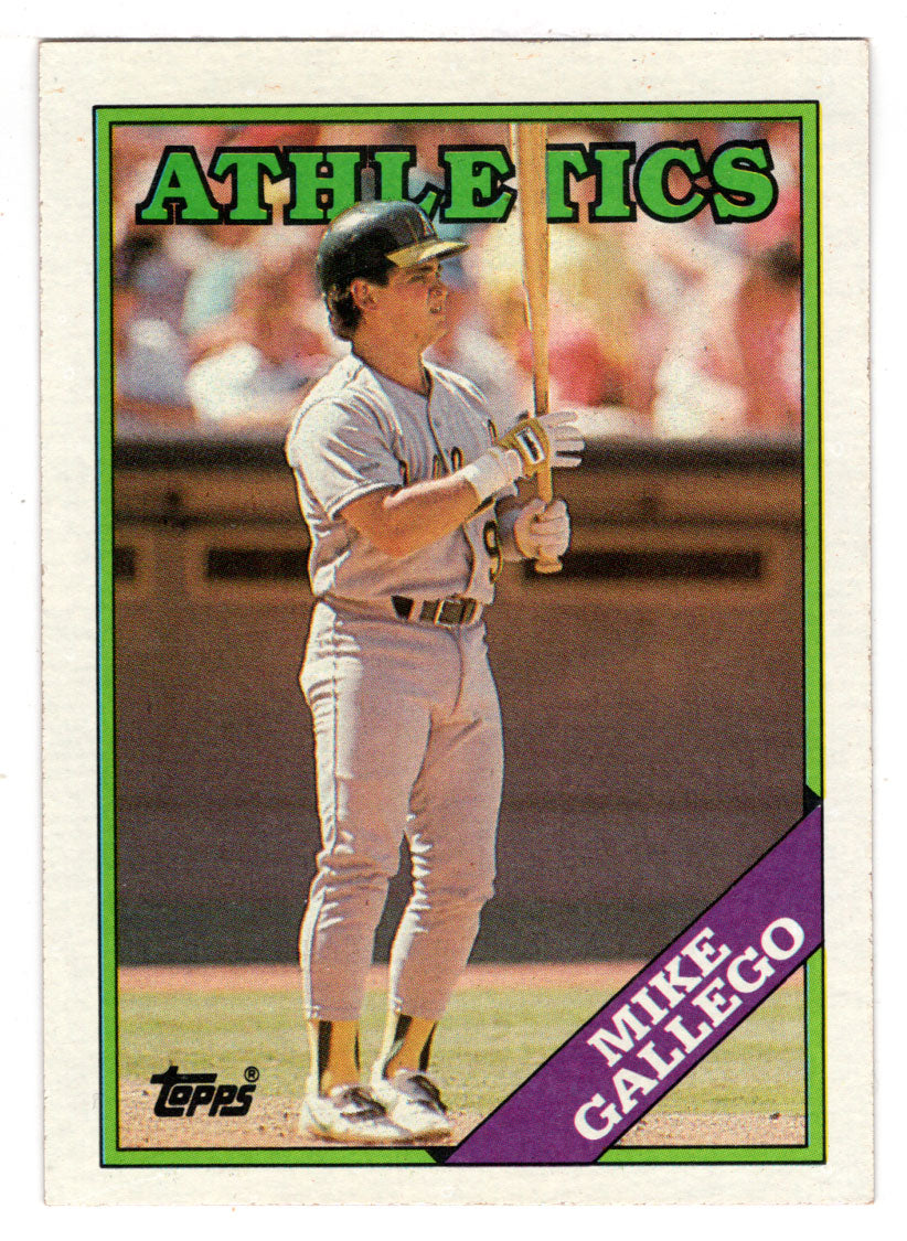 Mike Gallego - Oakland Athletics (MLB Baseball Card) 1988 Topps # 702 Mint