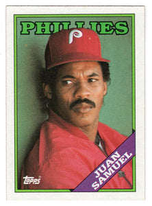 Juan Samuel - Philadelphia Phillies (MLB Baseball Card) 1988 Topps # 705 Mint