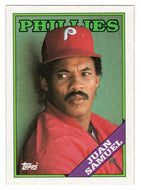 Juan Samuel - Philadelphia Phillies (MLB Baseball Card) 1988 Topps # 705 Mint