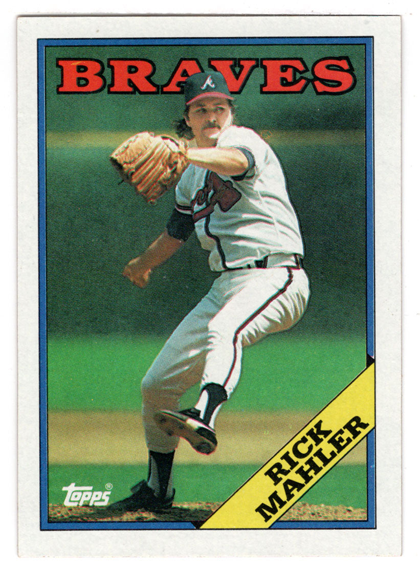 Rick Mahler - Atlanta Braves (MLB Baseball Card) 1988 Topps # 706 Mint