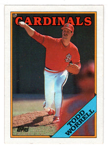 Todd Worrell - St. Louis Cardinals (MLB Baseball Card) 1988 Topps # 715 Mint