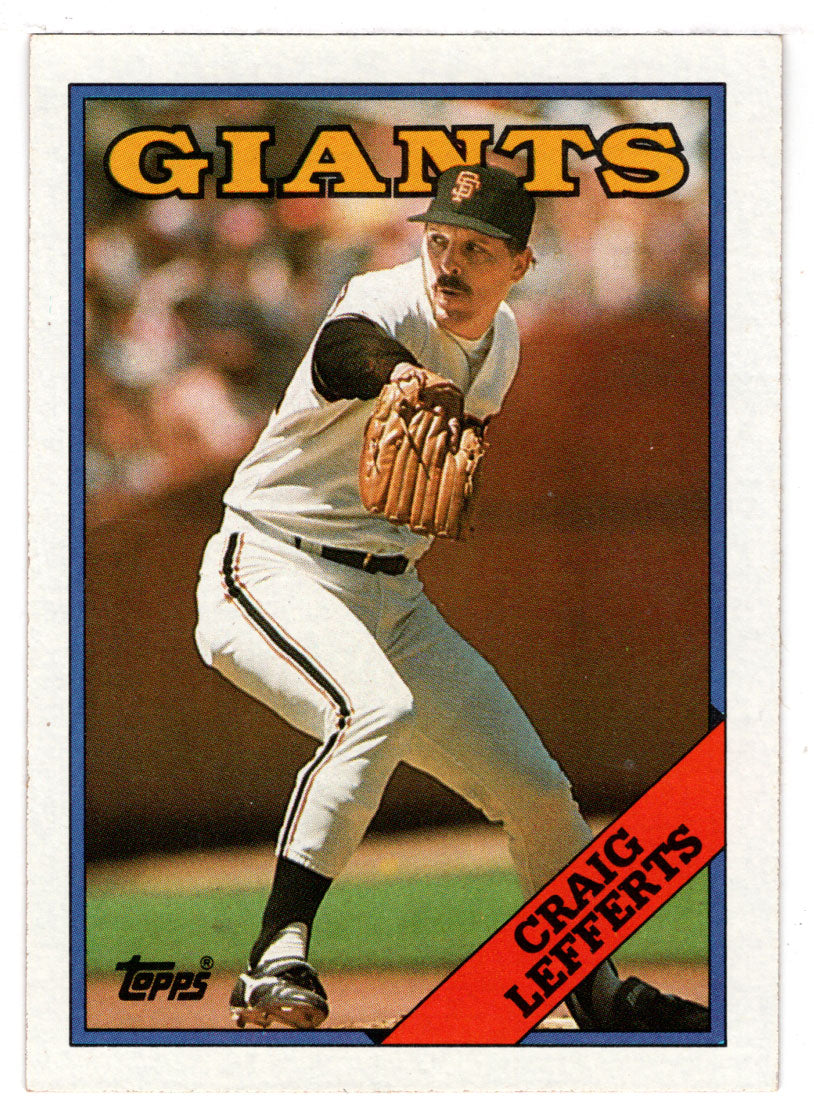 Craig Lefferts - San Francisco Giants (MLB Baseball Card) 1988 Topps # 734 Mint