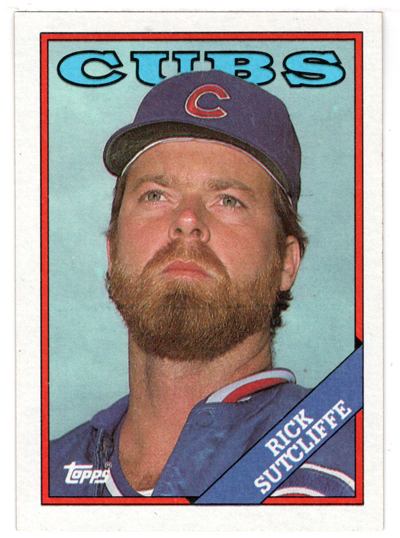 Rick Sutcliffe - Chicago Cubs (MLB Baseball Card) 1988 Topps # 740 Mint