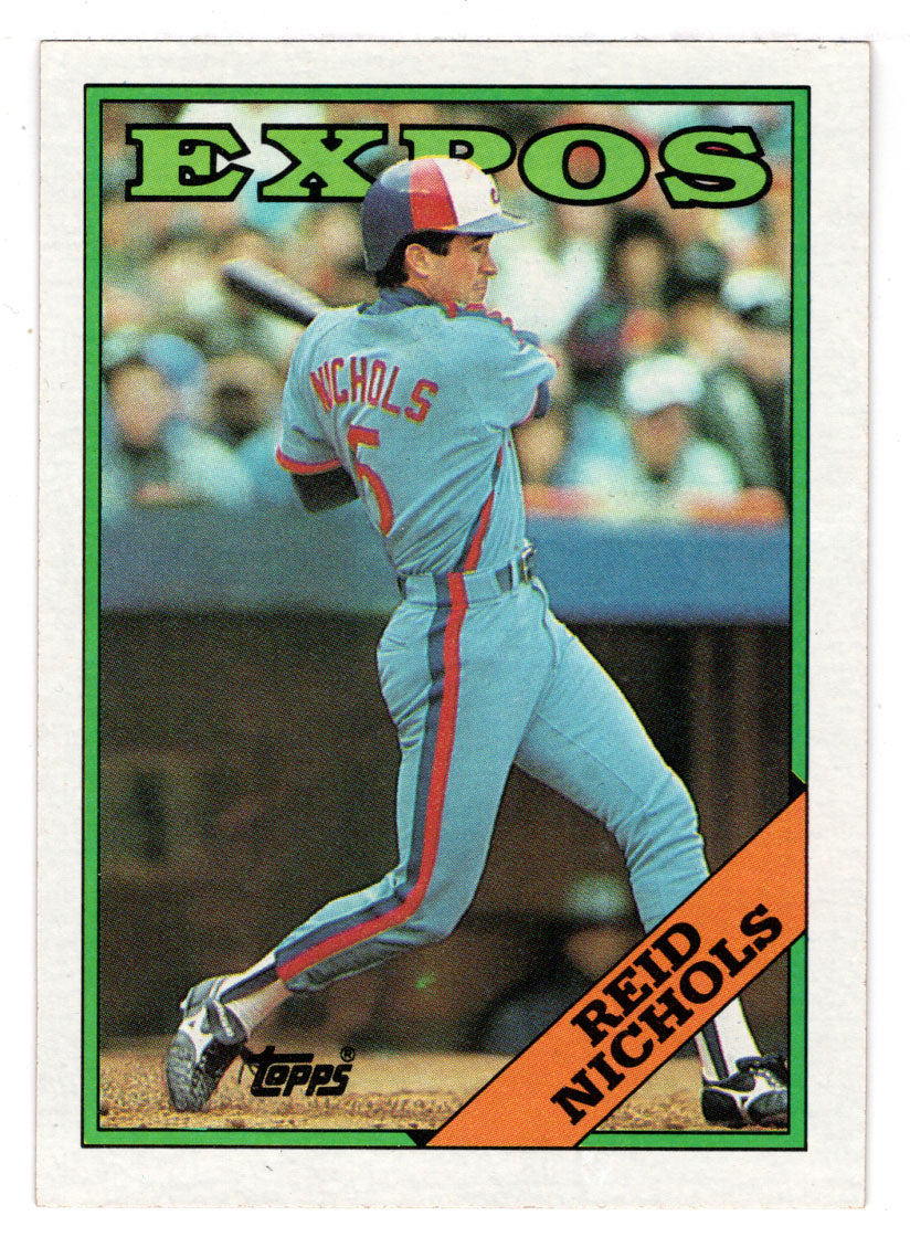 Reid Nichols - Montreal Expos (MLB Baseball Card) 1988 Topps # 748 Mint