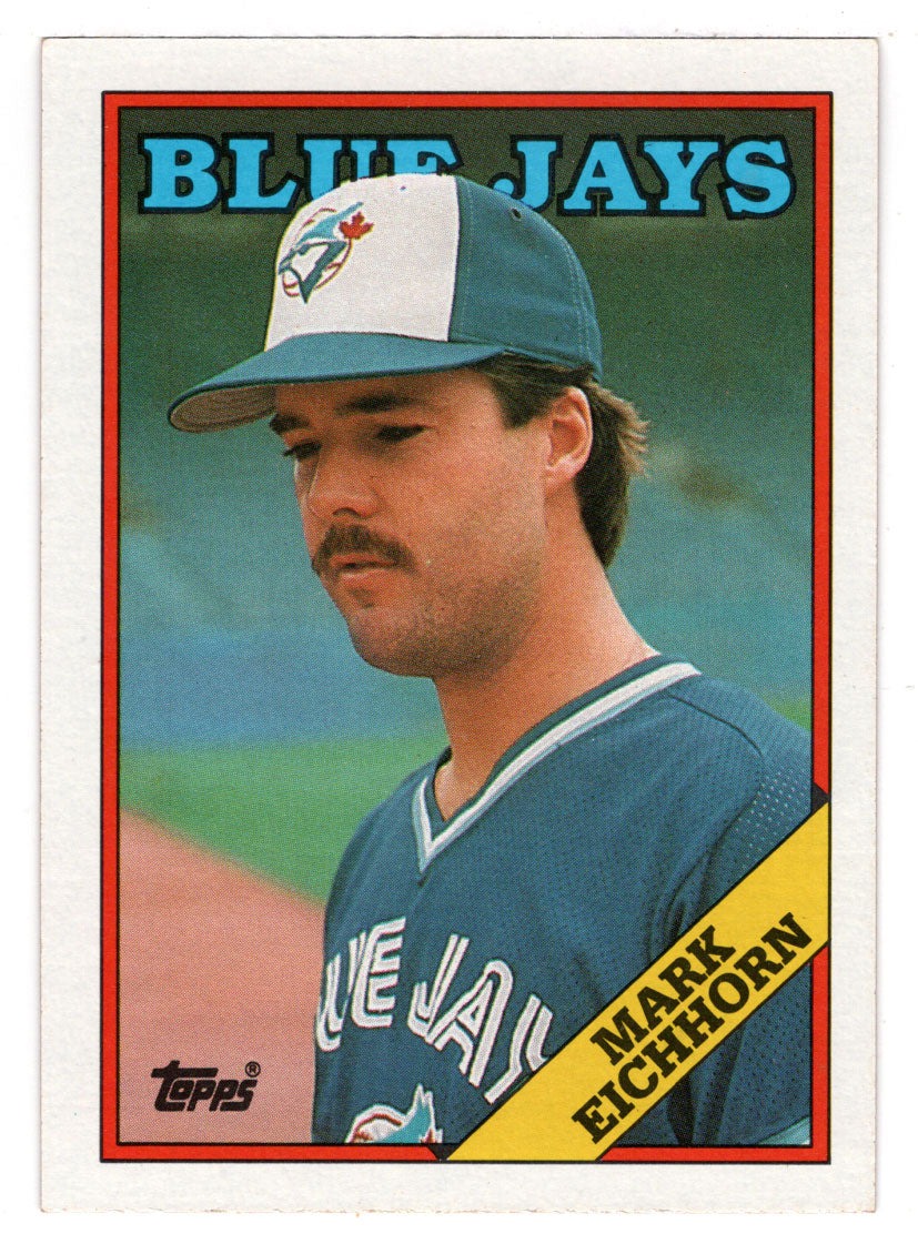 Mark Eichhorn - Toronto Blue Jays (MLB Baseball Card) 1988 Topps # 749 Mint