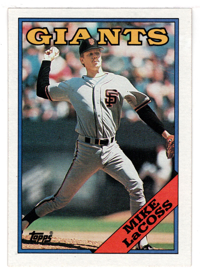 Mike LaCoss - San Francisco Giants (MLB Baseball Card) 1988 Topps # 754 Mint