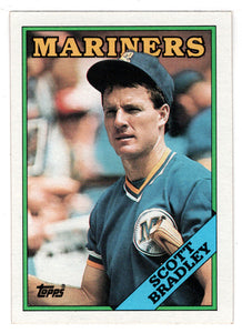 Scott Bradley - Seattle Mariners (MLB Baseball Card) 1988 Topps # 762 Mint