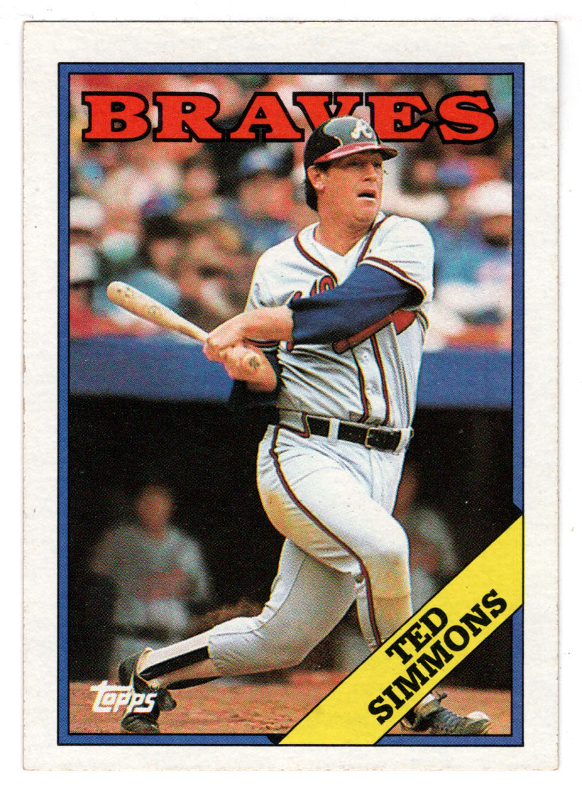 Ted Simmons - Atlanta Braves (MLB Baseball Card) 1988 Topps # 791 Mint