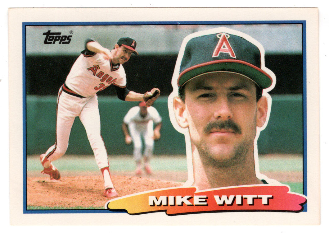 Mike Witt - California Angels (MLB Baseball Card) 1988 Topps Big # 4 Mint