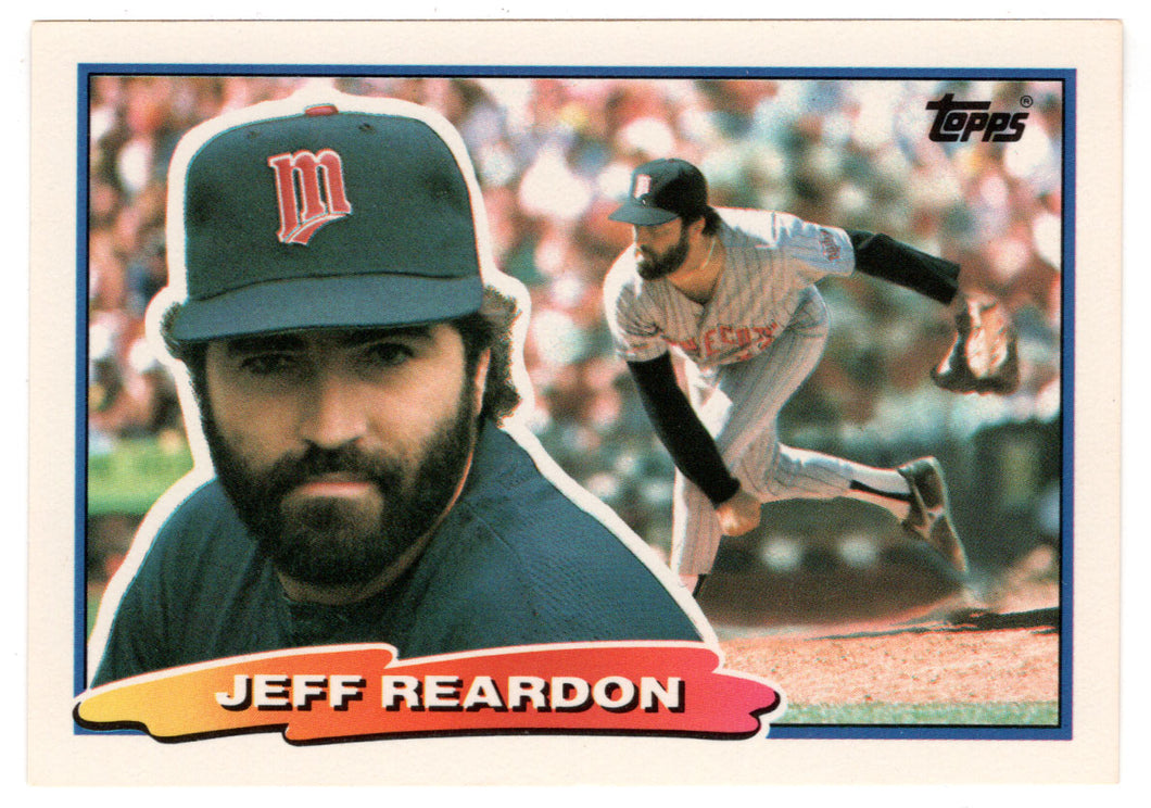 Jeff Reardon - Minnesota Twins (MLB Baseball Card) 1988 Topps Big # 10 Mint