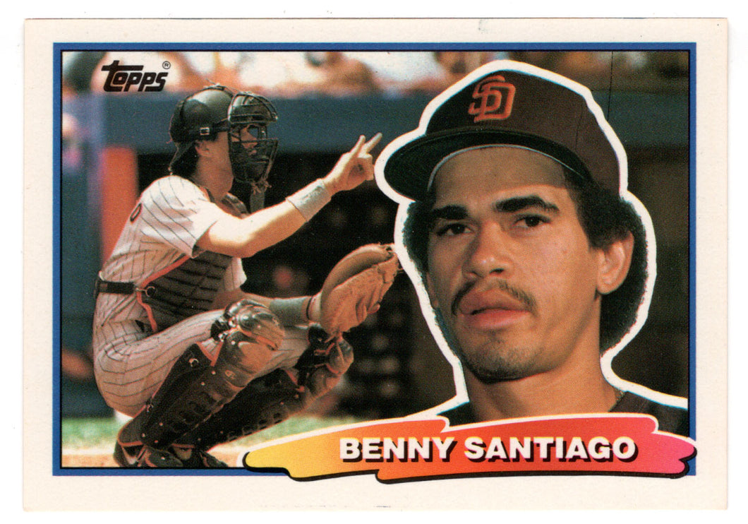 Benito Santiago - San Diego Padres (MLB Baseball Card) 1988 Topps Big # 12 Mint