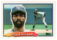 Willie Wilson - Kansas City Royals (MLB Baseball Card) 1988 Topps Big # 21 Mint