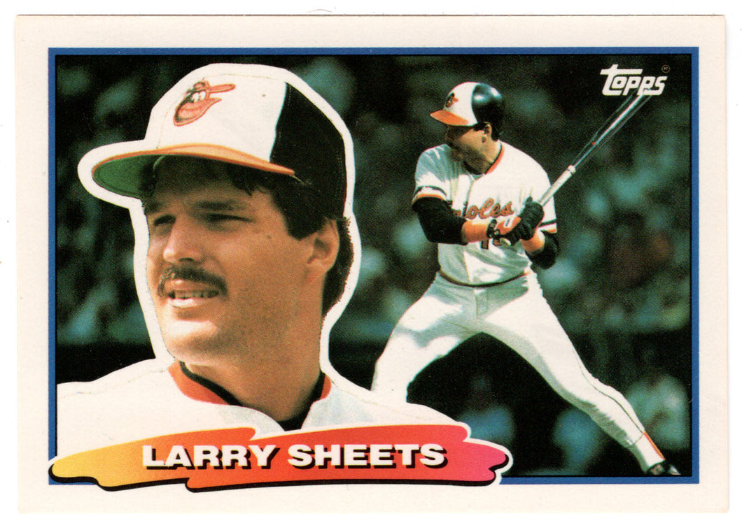 Larry Sheets - Baltimore Orioles (MLB Baseball Card) 1988 Topps Big # 26 Mint