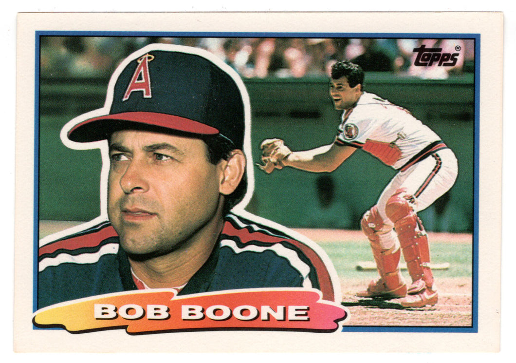 Bob Boone - California Angels (MLB Baseball Card) 1988 Topps Big # 30 Mint