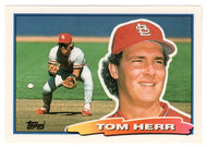 Tom Herr - St. Louis Cardinals (MLB Baseball Card) 1988 Topps Big # 31 Mint