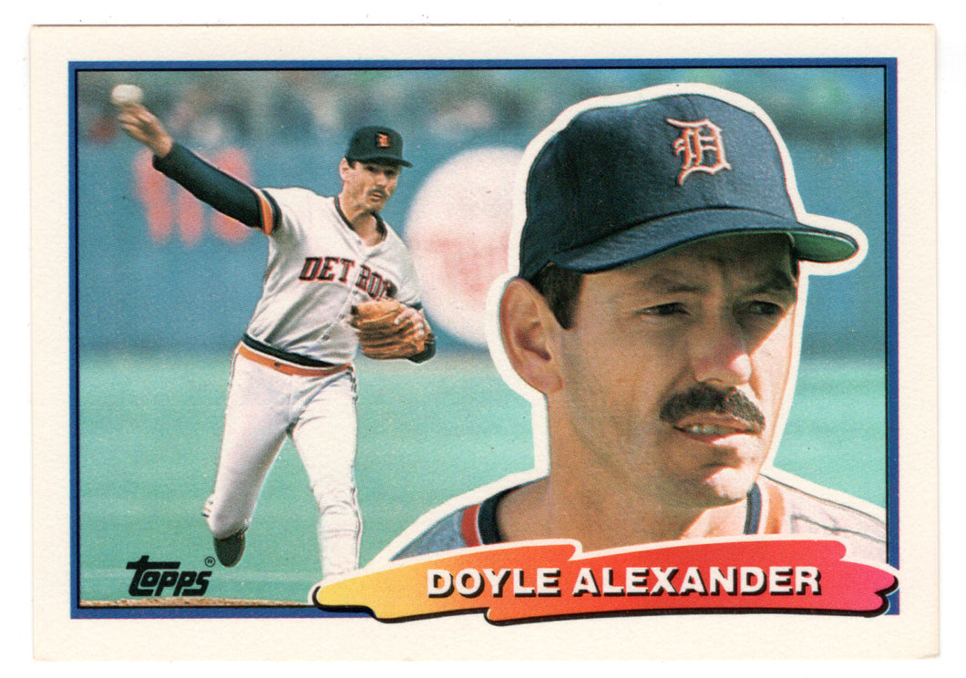 Doyle Alexander - Detroit Tigers (MLB Baseball Card) 1988 Topps Big # 34 Mint