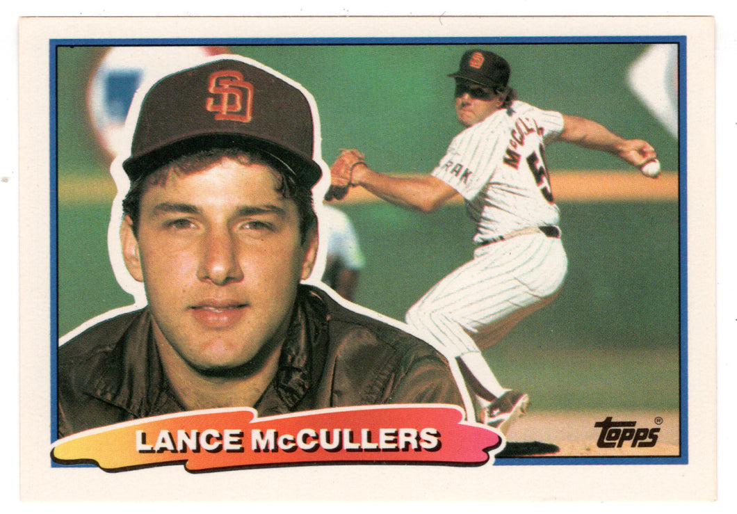 Lance McCullers - San Diego Padres (MLB Baseball Card) 1988 Topps Big # 38 Mint