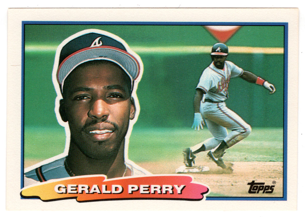 Gerald Perry - Atlanta Braves (MLB Baseball Card) 1988 Topps Big # 40 Mint