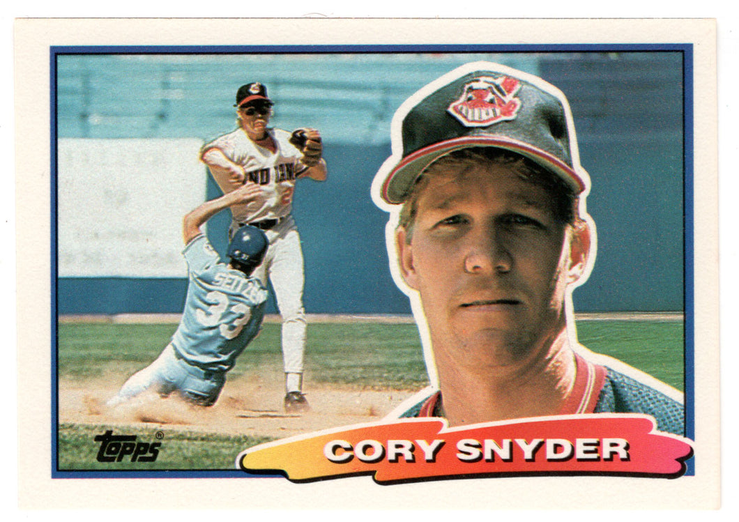 Cory Snyder - Cleveland Indians (MLB Baseball Card) 1988 Topps Big # 43 Mint