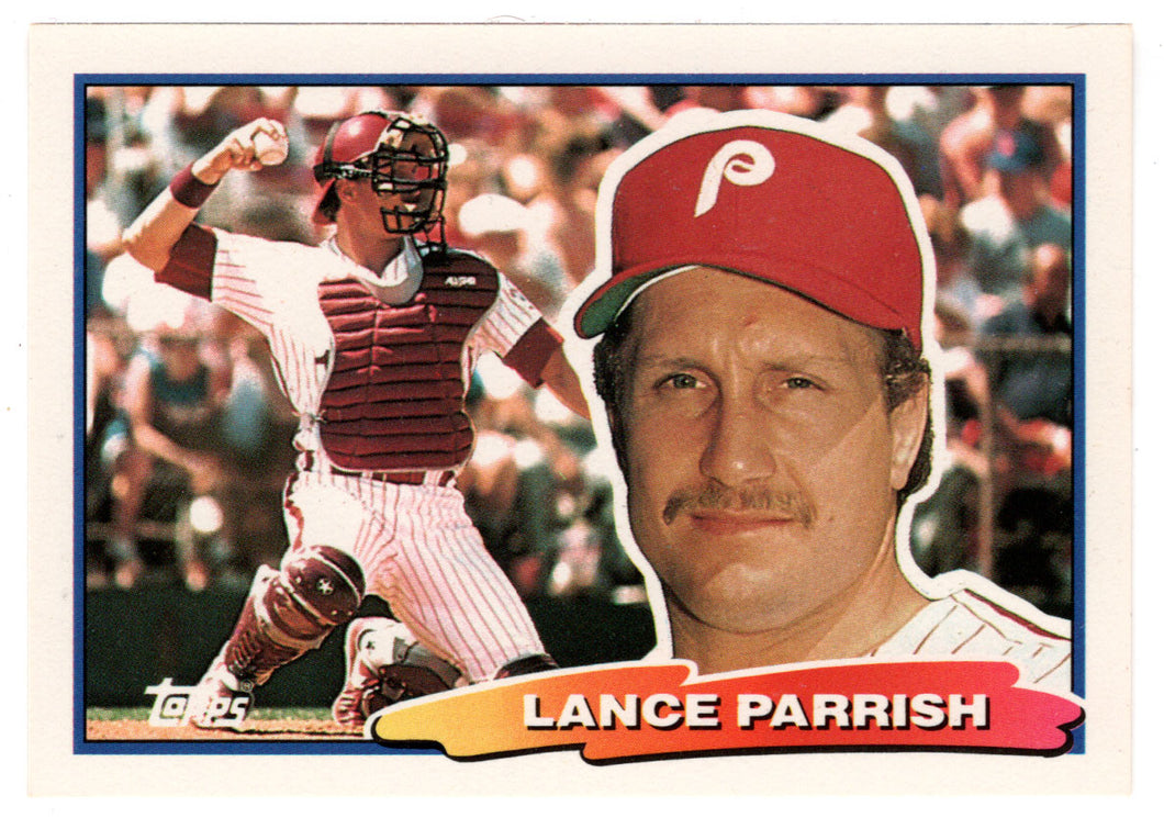 Lance Parrish - Philadelphia Phillies (MLB Baseball Card) 1988 Topps Big # 45 Mint