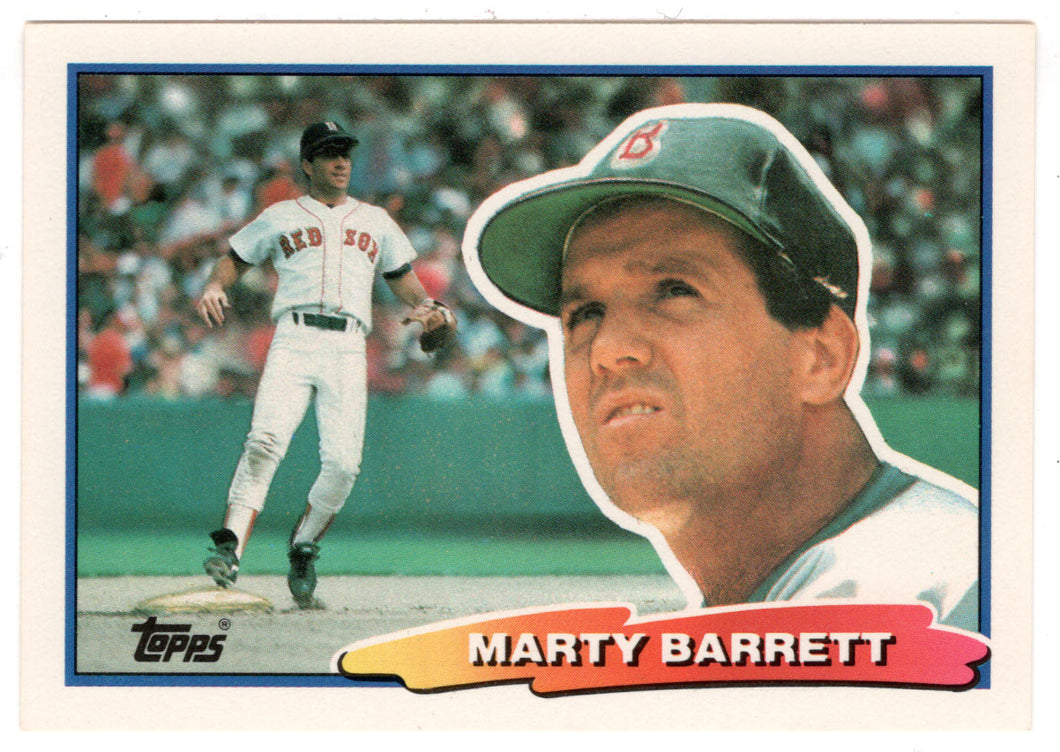 Marty Barrett - Boston Red Sox (MLB Baseball Card) 1988 Topps Big # 54 Mint