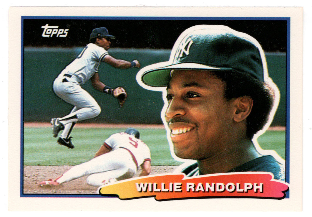 Willie Randolph - New York Yankees (MLB Baseball Card) 1988 Topps Big # 76 Mint