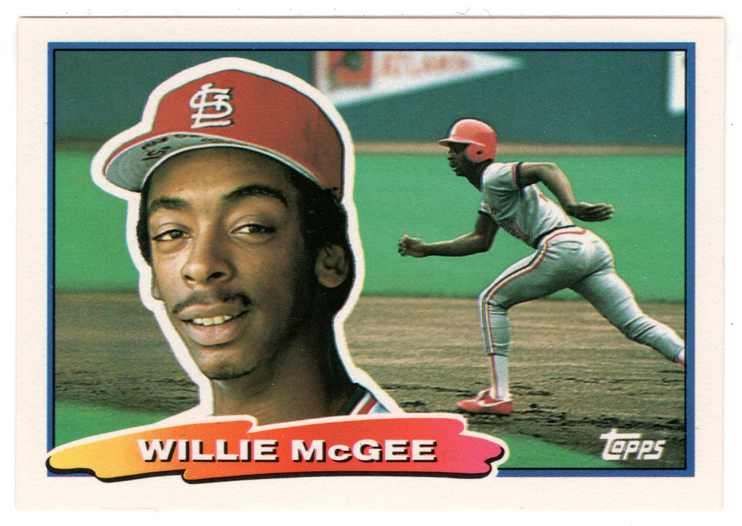 Willie McGee - St. Louis Cardinals (MLB Baseball Card) 1988 Topps Big # 79 Mint